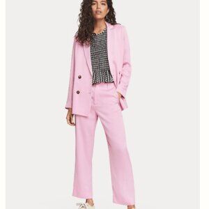 Scotch & Soda Pink Crepe Suit (Blazer & Pants) size small